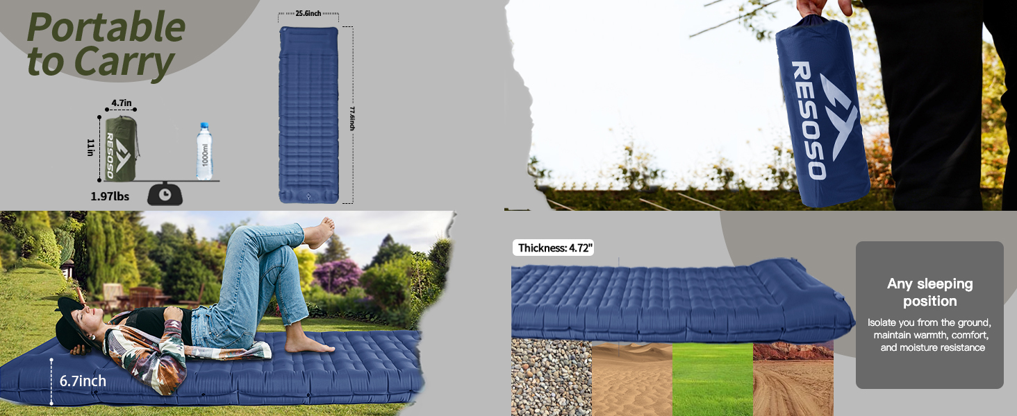 double sleeping pad
