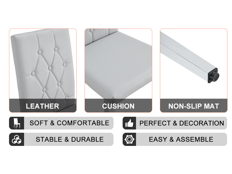 LFVFFA Dining Room Chairs Set of 6,Kitchen Chairs Set of 6