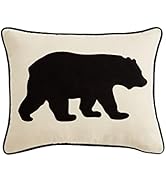 Eddie Bauer Home Throw Pillow with Zipper Closure, Perfect Home Decor for Bed or Sofa, 16