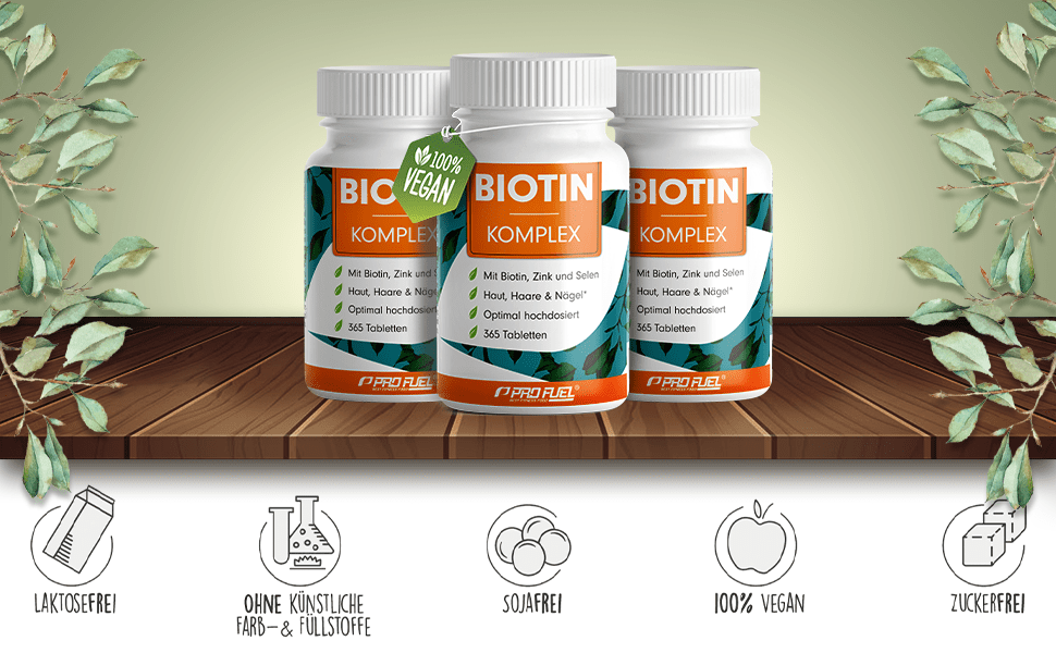 Biotin hochdosiert 10.000 mcg - Haarwuchs, Haut & Nägel - Biotin   Zink ...