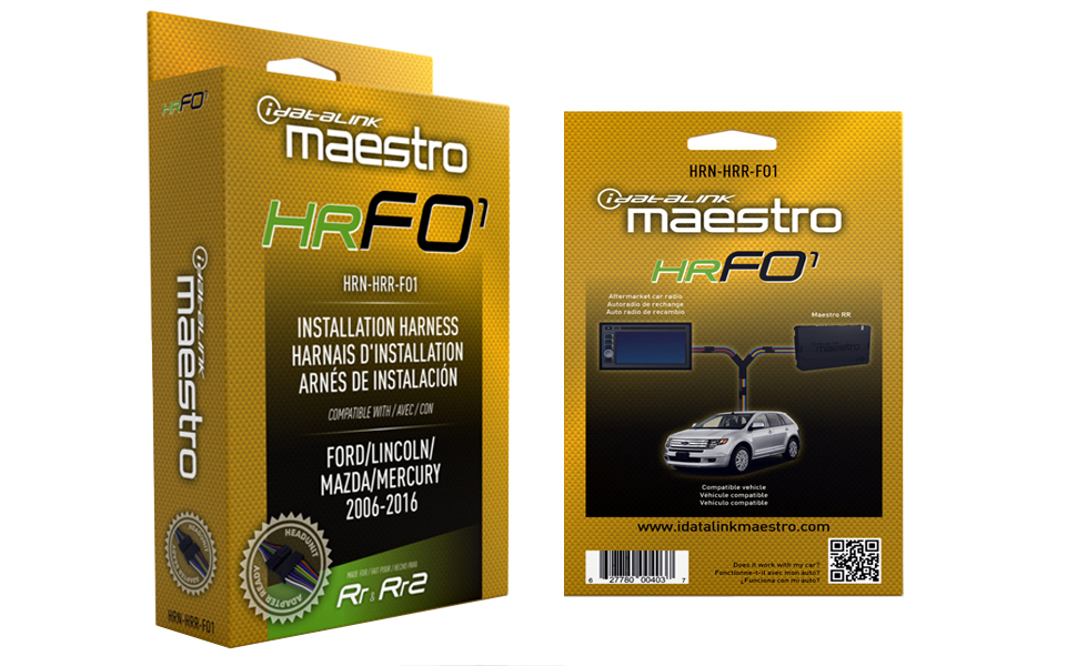 Idatalink Maestro HRNHRRFO1 Plug and Play Harness for