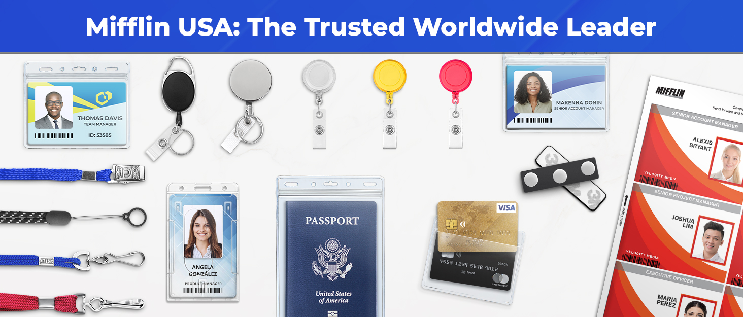 MifflinUSA Card Protector (4x3 Inch, Clear, Bulk 100 Pack