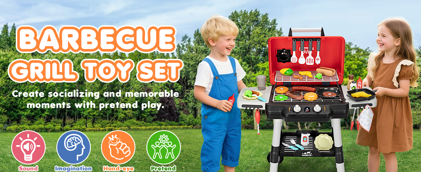 kids grill playset