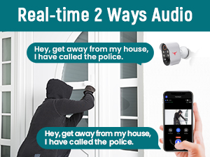 outdoor camera 2-way audio