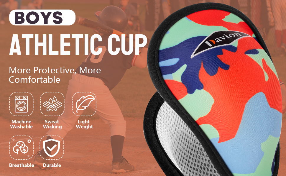 Boys Youth Soft Foam Protective Athletic Cup for Sports