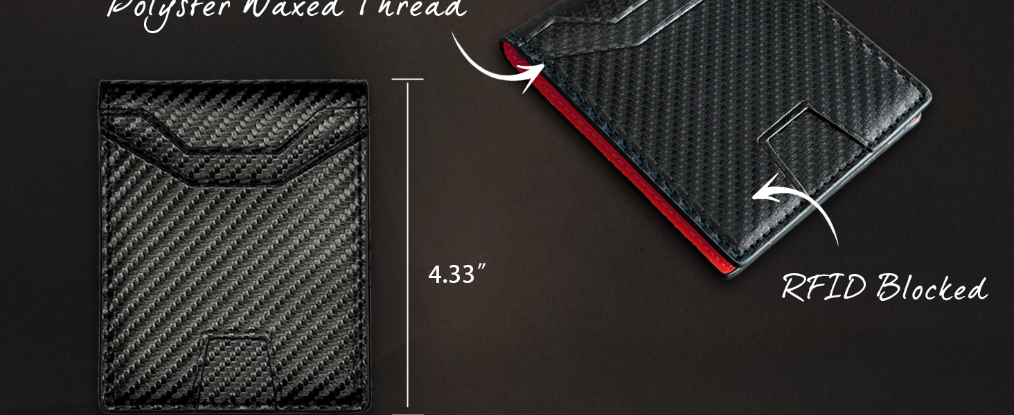 7worldlet Slim RFID Blocking Wallets for Men Leather Bifold Minimalist Wallet Thin Mens Walle