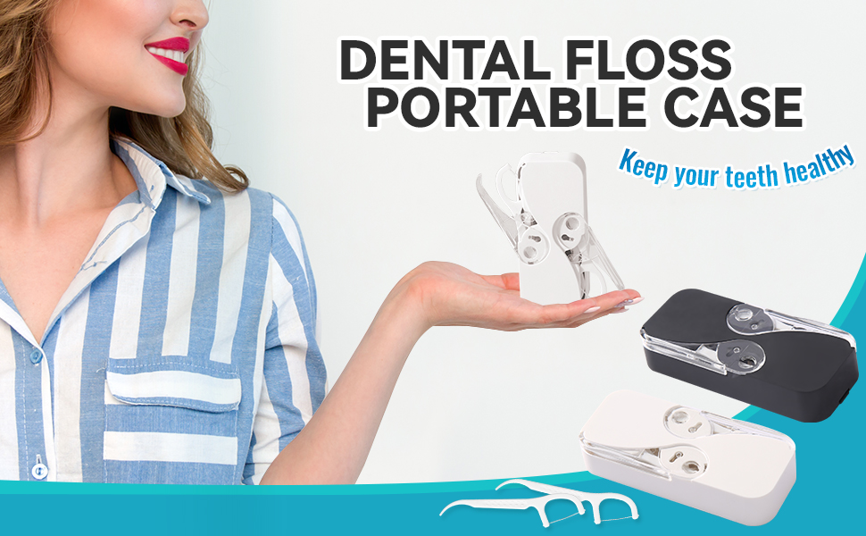 JIBIACB Dental Floss Portable Case/ Dispenser Automatic