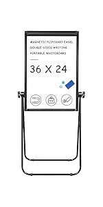 stand whiteboard 36 x 24 black