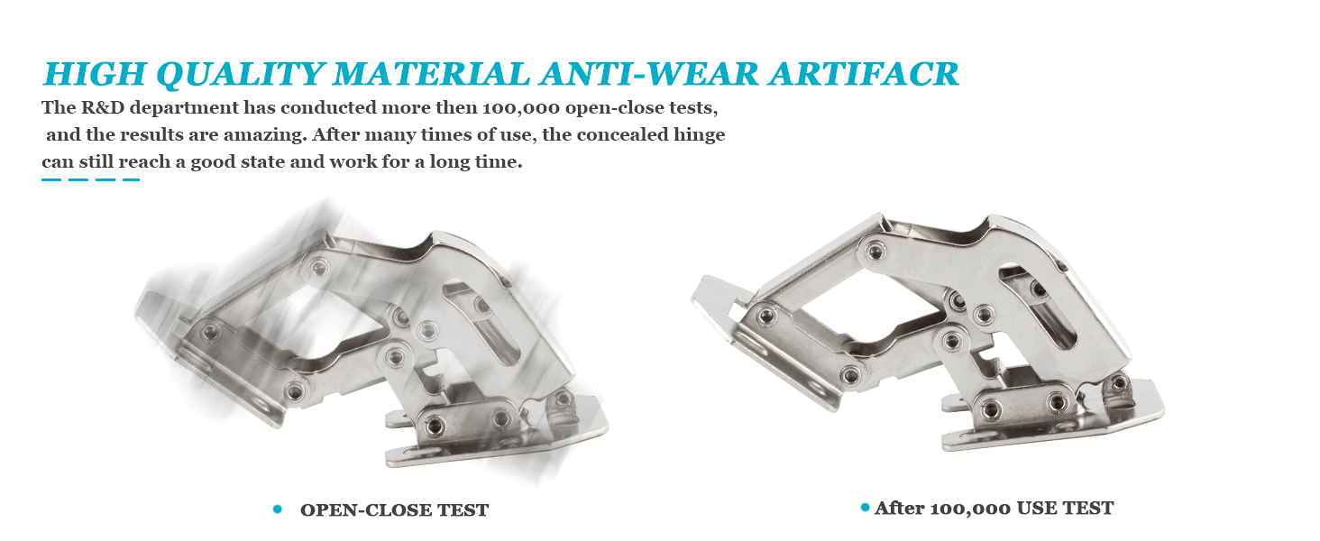 TamBee Door Hinges Easy Installation 90 Degree Kitchen