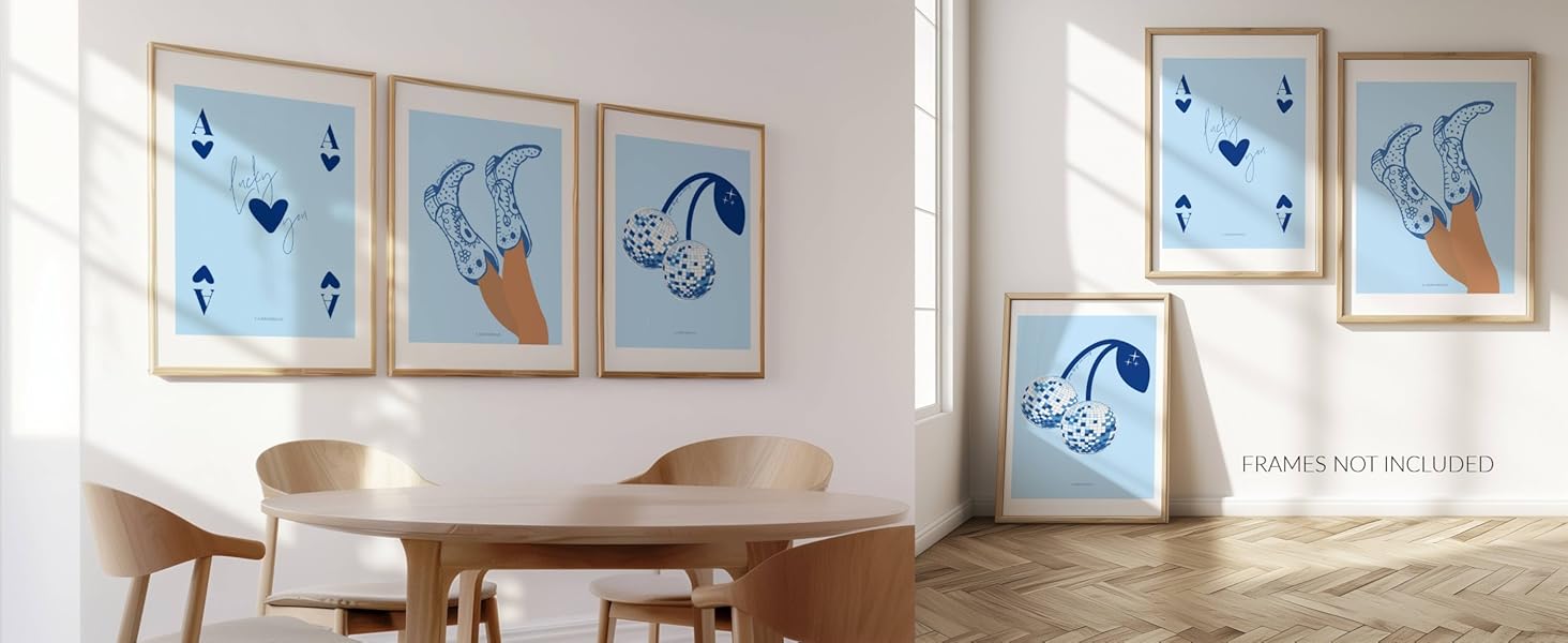 blue wall decor coastal cowgirl decor blue dorm decor light blue wall decor blue room decor larkin