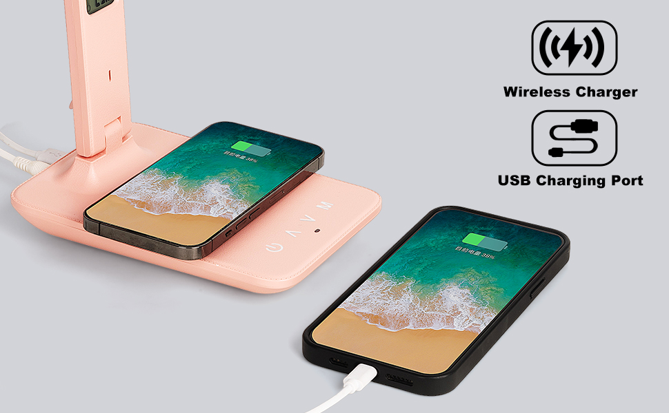 led desk lamp desk lamp desk light study lamp desk lamp with wireless charger lamps for home office