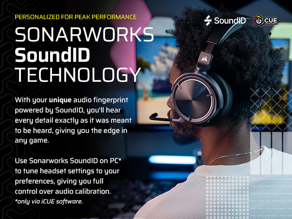 Sonarworks SoundID; SoundID; customizable audio; personalized audio; performance headset