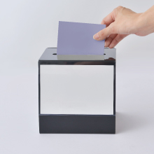 Amazon.co.jp: 募金箱・提案箱・アンケートBOX ブラック