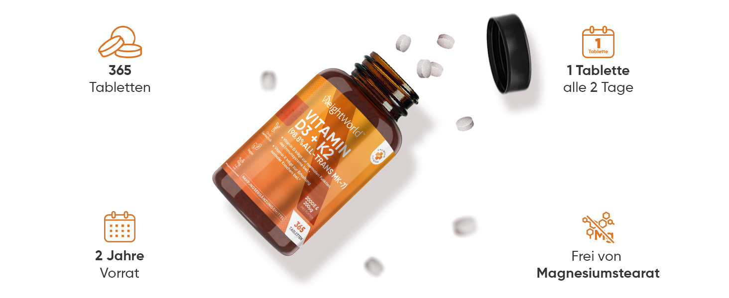 Vitamin D trägt zur Erhaltung normaler Zähne und eines normalen Kalziumspiegels im Blut bei