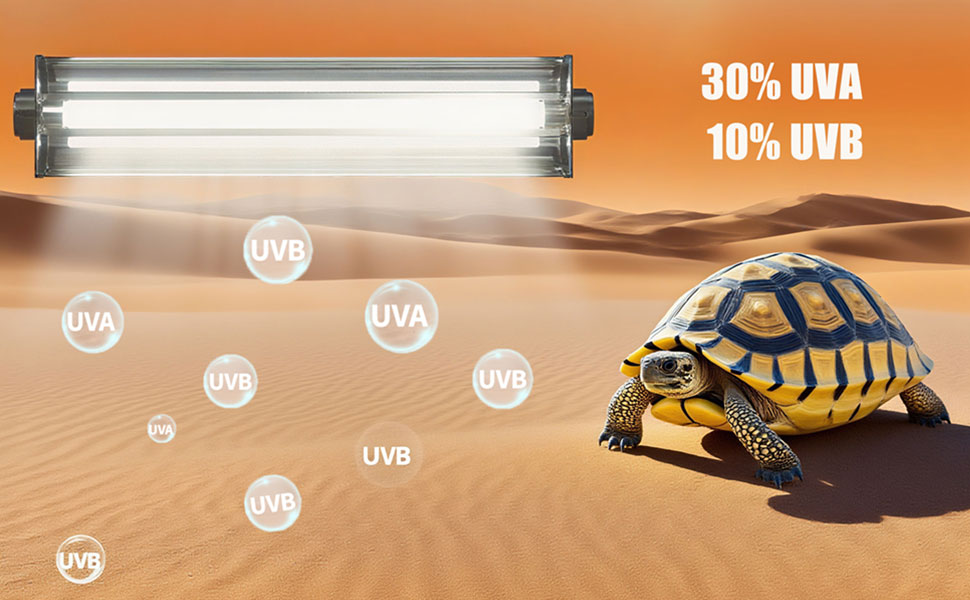 T5 UVB Reptile Light Fixture Combo Kit