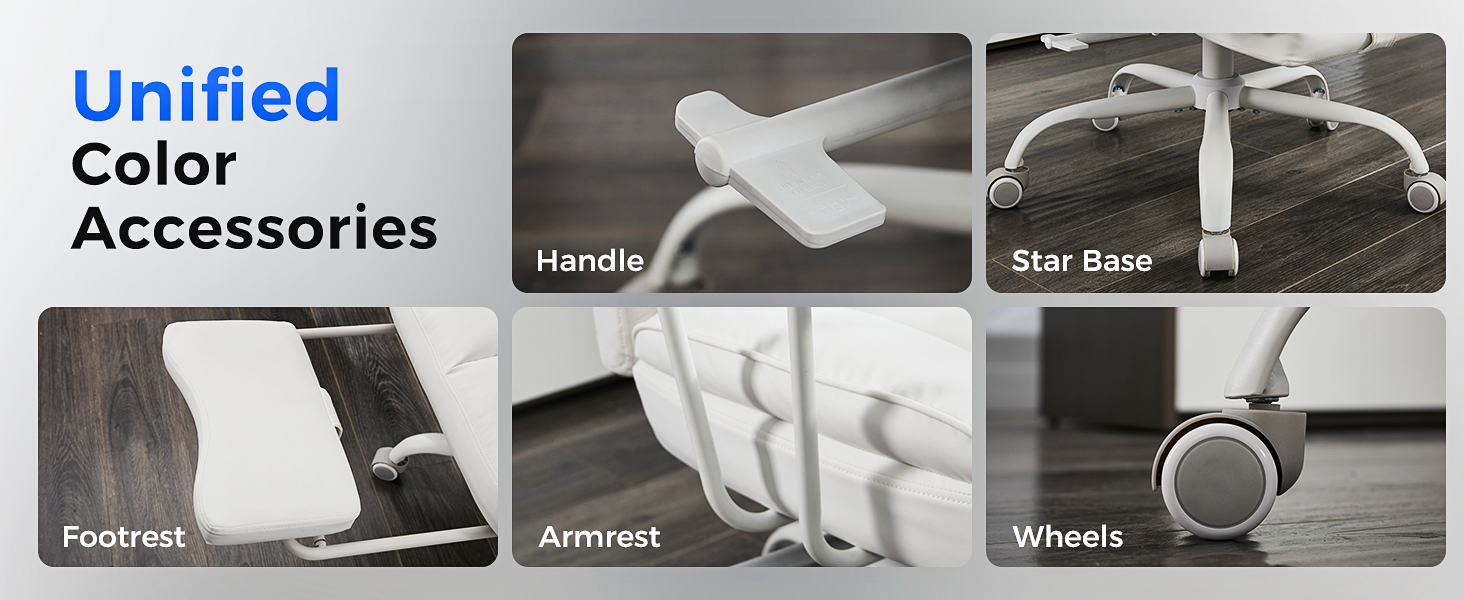 office chair with footrest