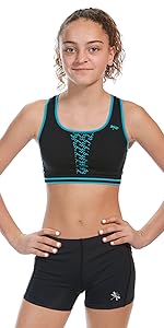 Racer seamless bra