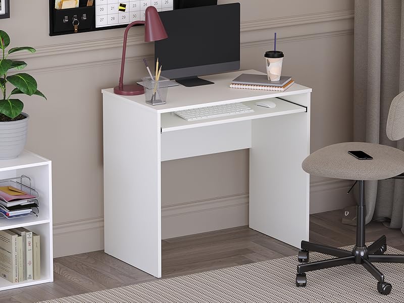 Vida Designs Huby Small Computer Desk, Home Office Compact PC/Laptop