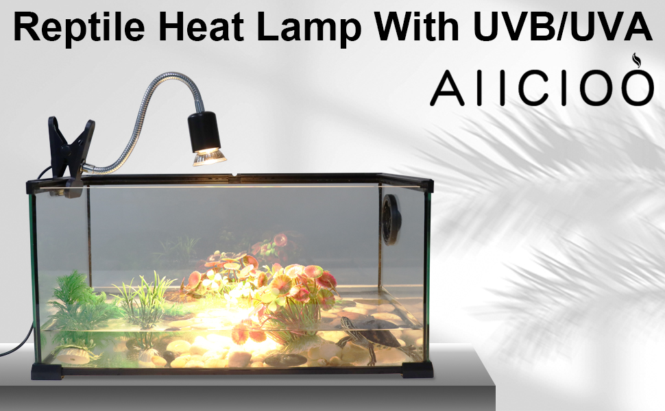 Reptile Heat Lamp UVB/UVA with Dimmer UVB Reptile Light
