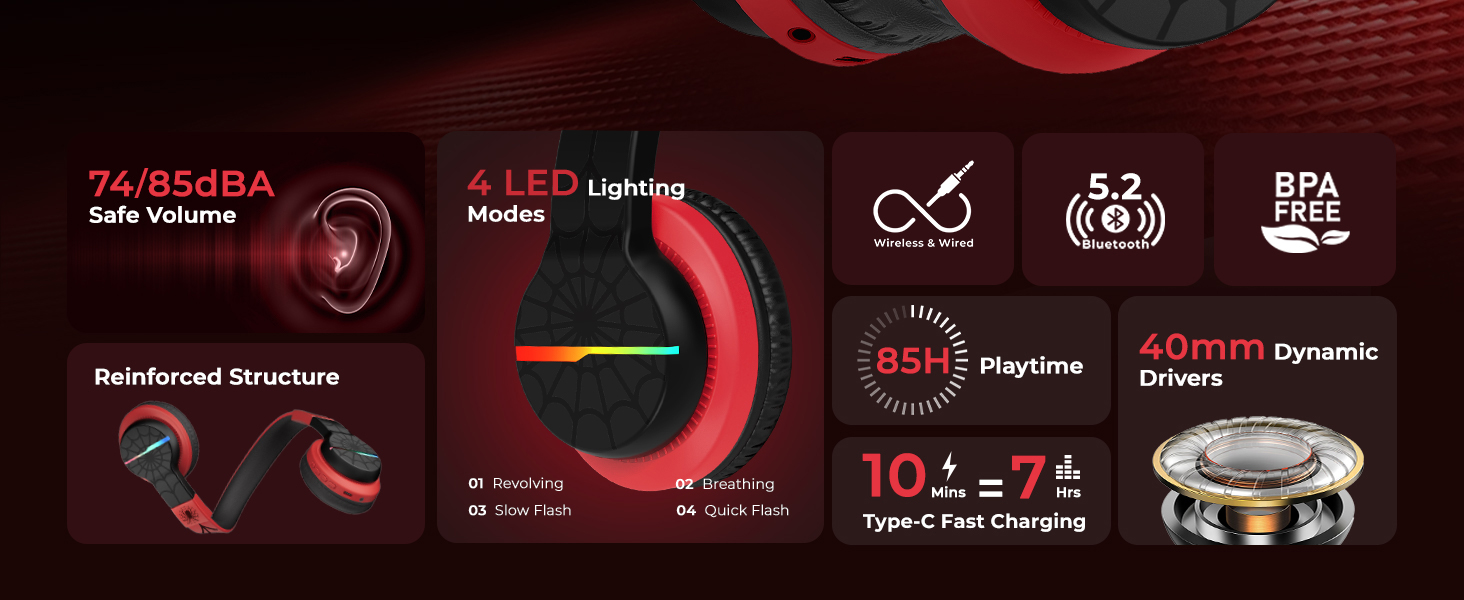 kids headphones wireless