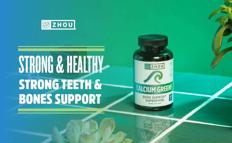 strong teeth and bone support