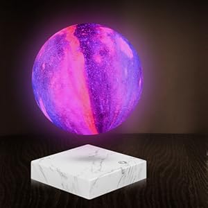 MOON LIGHT/ムーンライト Magnetic levitation Magnetic Levitating Moon Lamp - Floating and Spinning 3D