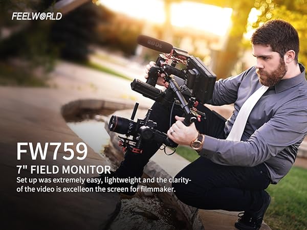 Amazon.com : FEELWORLD FW759 7 Inch DSLR Camera Field
