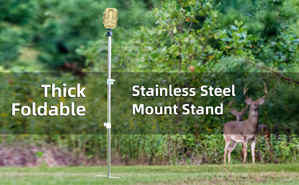 Adfitjo Game & Trail Camera Mount, 360 Degree Adjustable