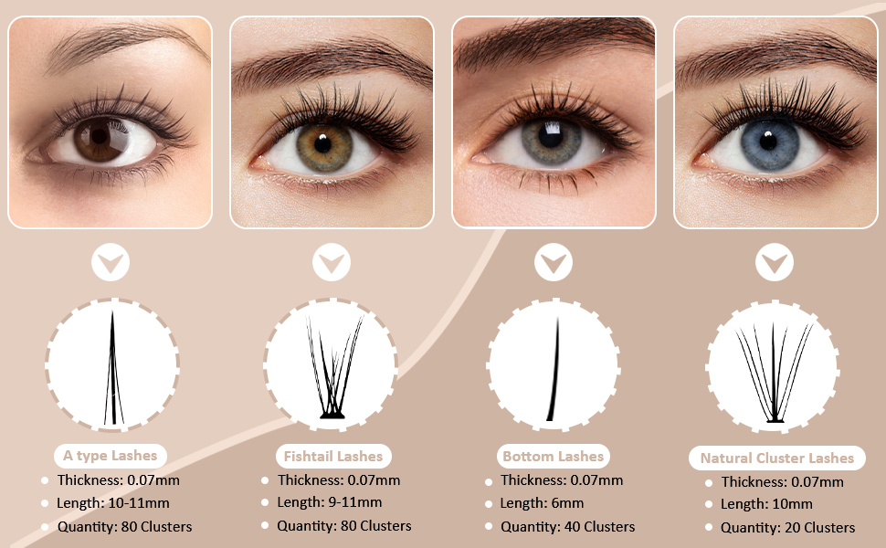 Individual lashes