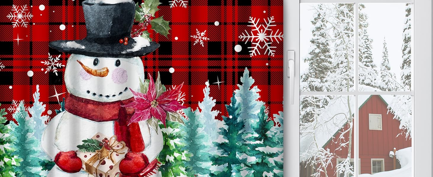 Christmas Kitchen Curtains