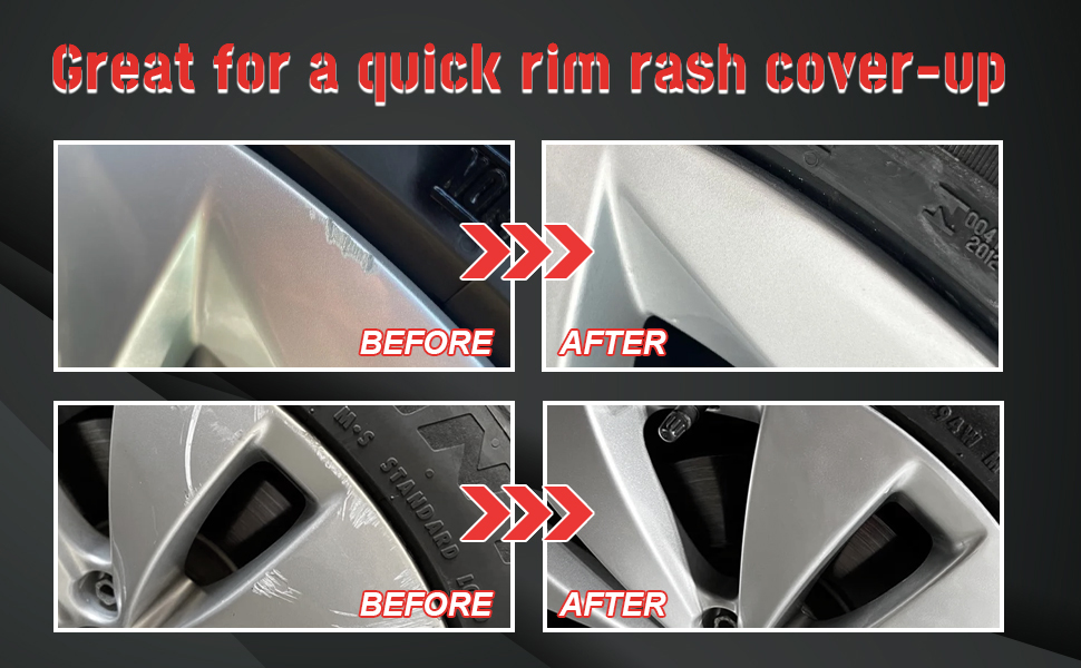 Silver Rim Touch Up Paint, Wheel Repair Paint Quick And