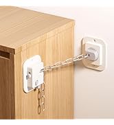 YEYA Anti-Tip No Drill Furniture Anchor with 3M Adhesive 10