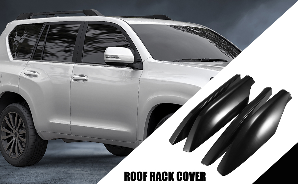 Hihaha Upper/Roof Rack Rails End Cap Protection Cover Shell