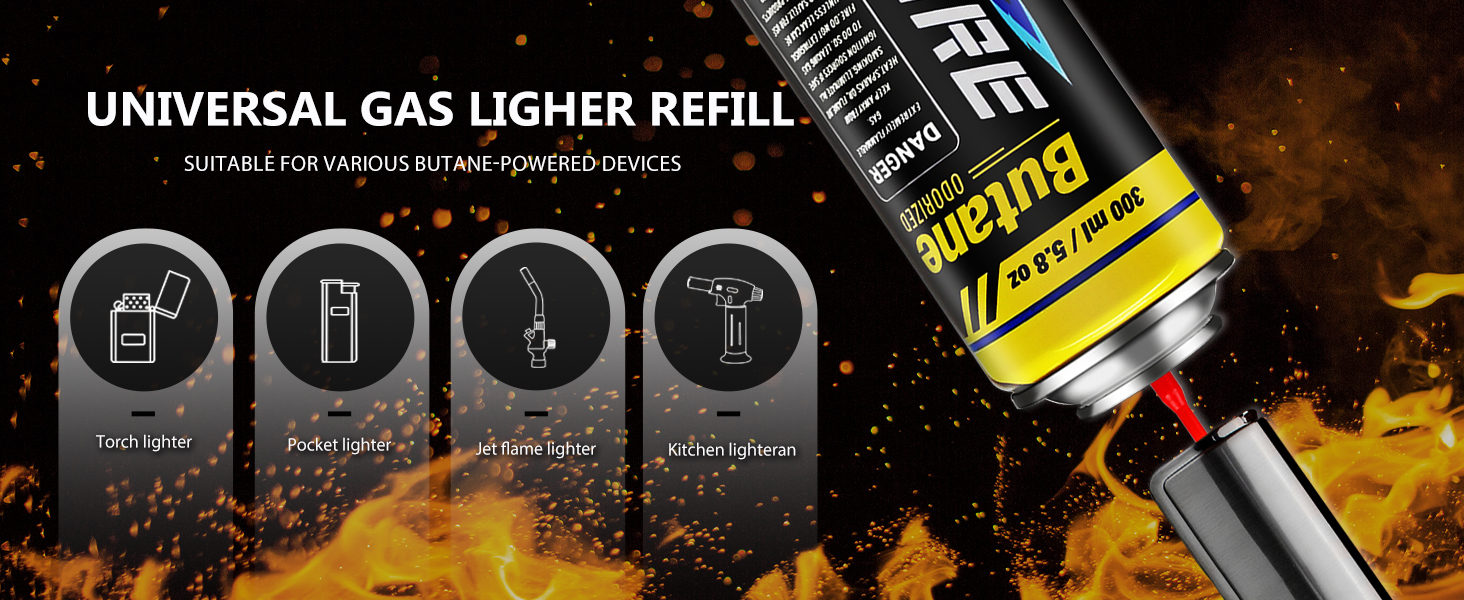 UNIVERSAL GAS LIGHER REFILL
