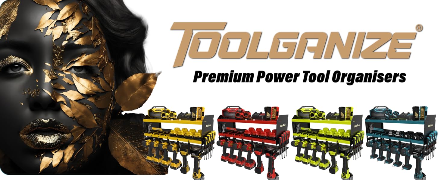 toolganize power tool wall rack makita organiser