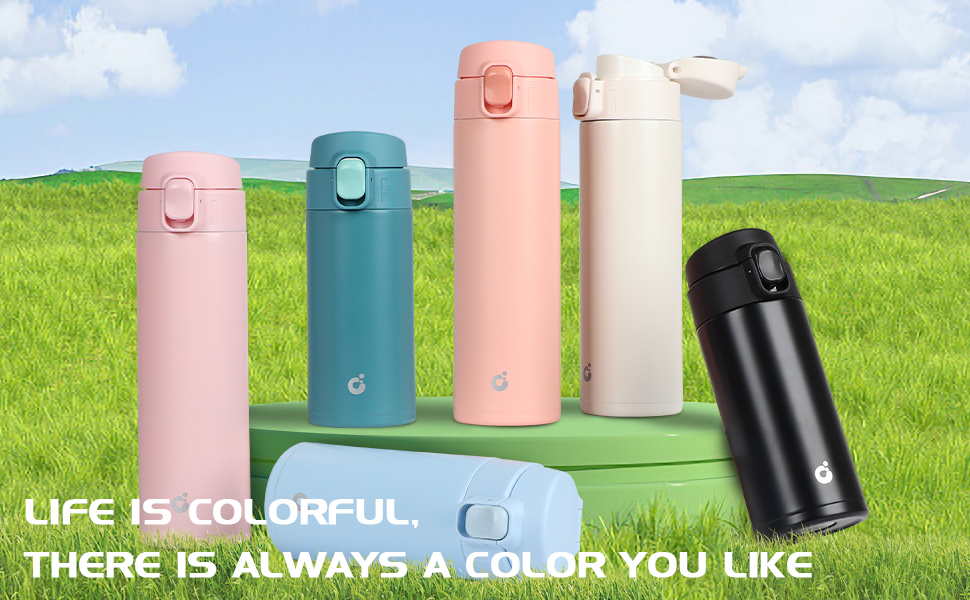 CodiCile Travel Mug, Reusable Coffee Cups with BPAFree & Leakproof Lid