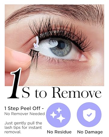 BEYELIAN Self Adhesive Lashes No Glue No REMOVER
