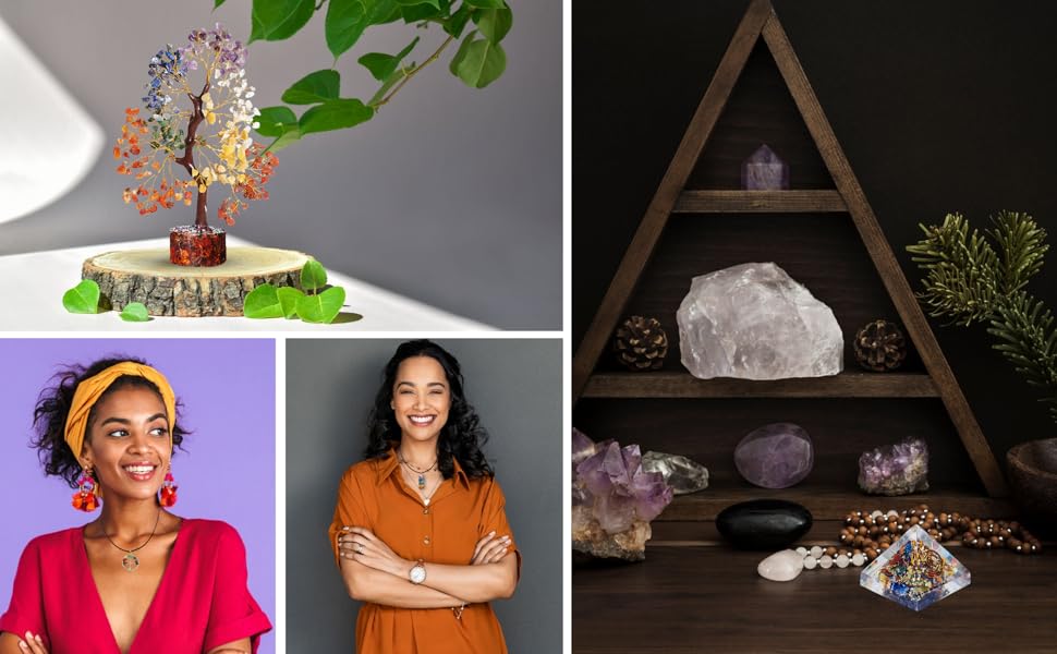 7 Chakra Tree Tree of Life Crystal Tree Feng Shui Tree Positive Energy Tree Meditation Gift