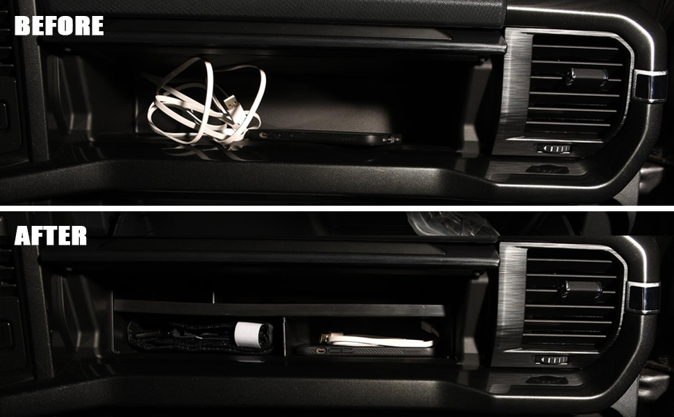 ARMORDILLO USA 8714089 Upper Glove Box Compartment Organizer Tray