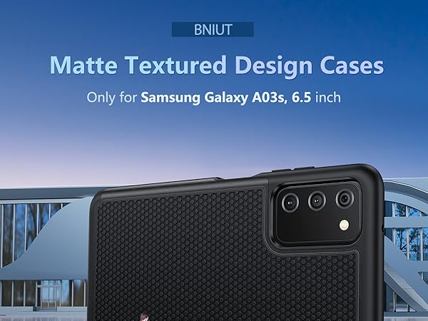 Amazon.com: BNIUT for Samsung Galaxy A03s Case: Dual Layer