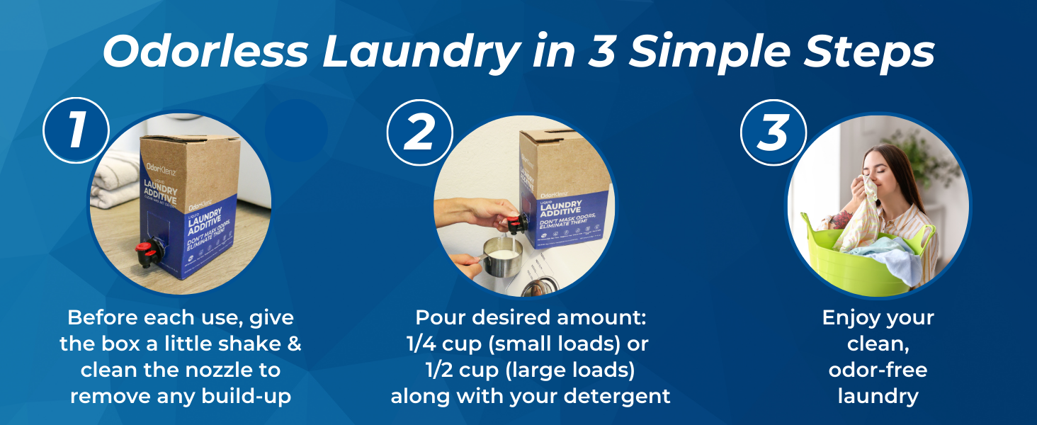 Liquid Laundry Additive for Odor, 20 loads (77 Fl oz