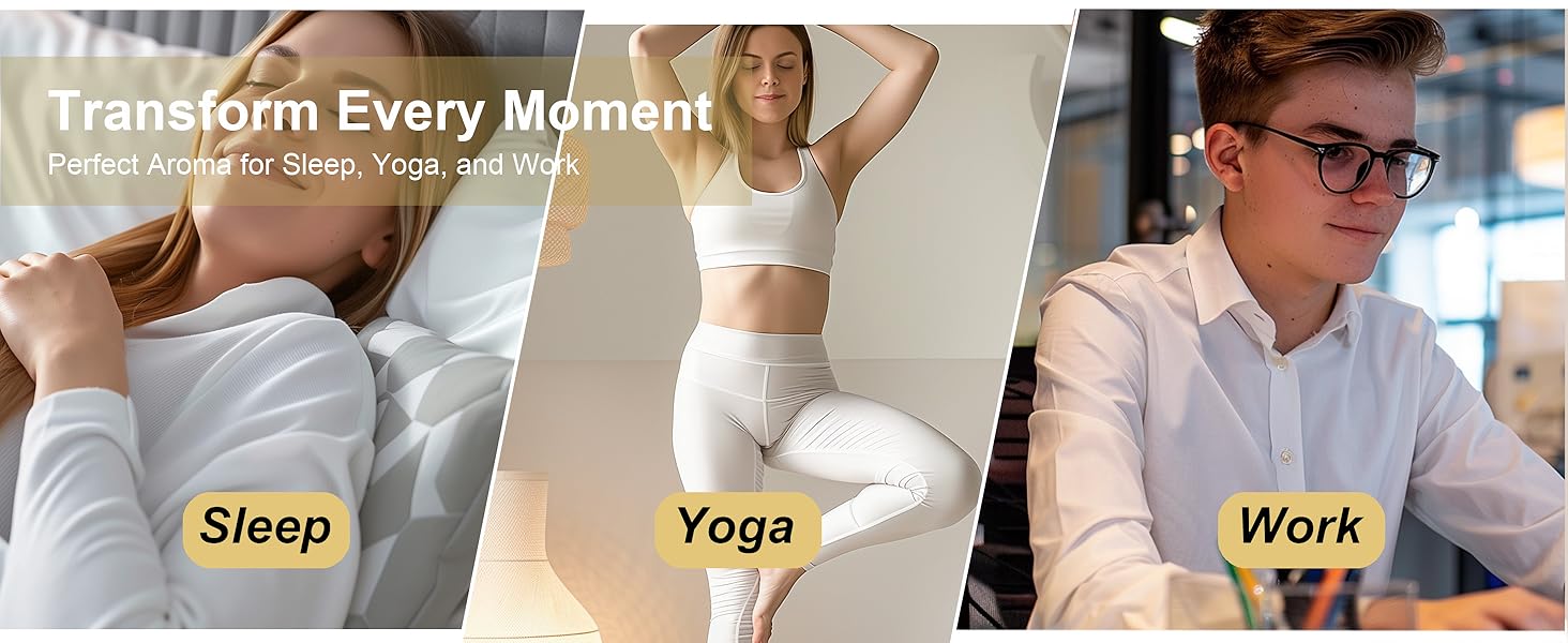 perfect aroma for sleep, yoga, and work