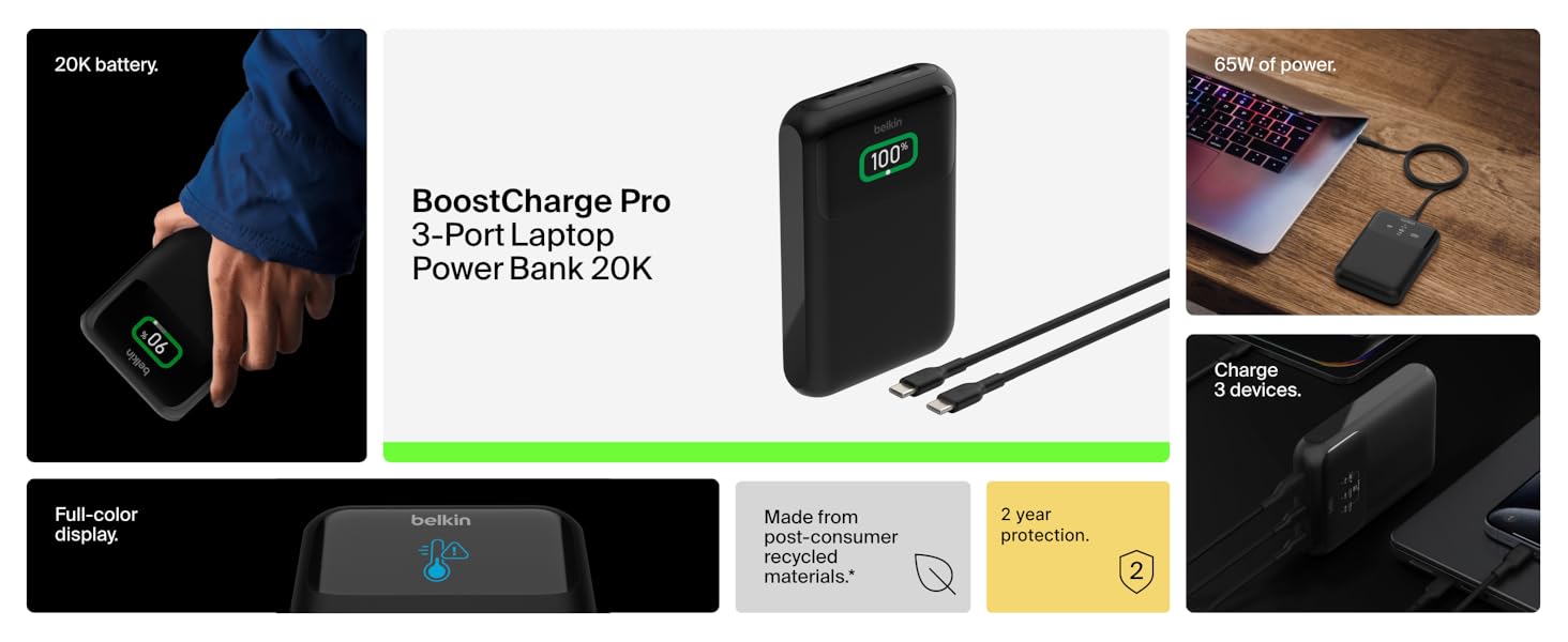 Belkin Portable Charger Features