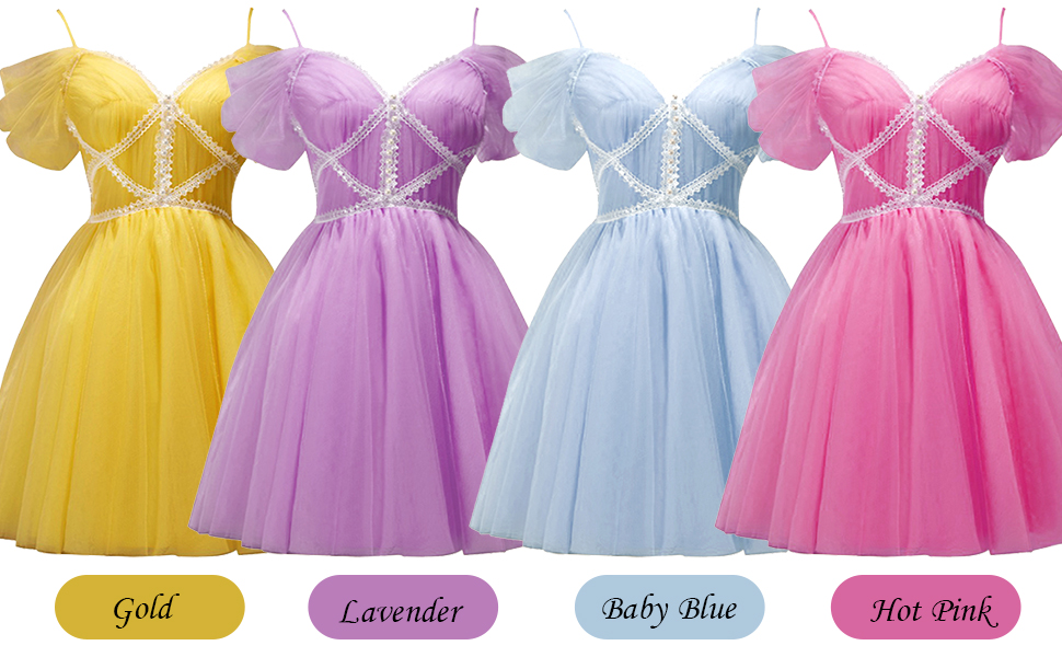 Junior's Spaghetti Straps Lace Beaded Dresses