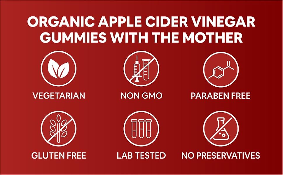 Apple Cider Vinegar Gummies with Vitamin D & E
