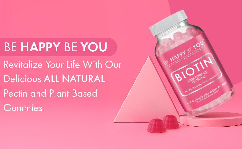 Biotin Gummies for Strong Hair and Nails