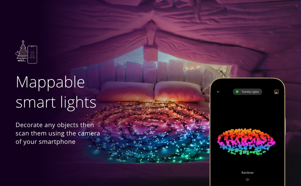 Twinkly christmas lights amazon Clearance