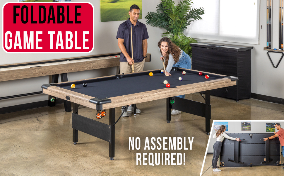 billiards oak table