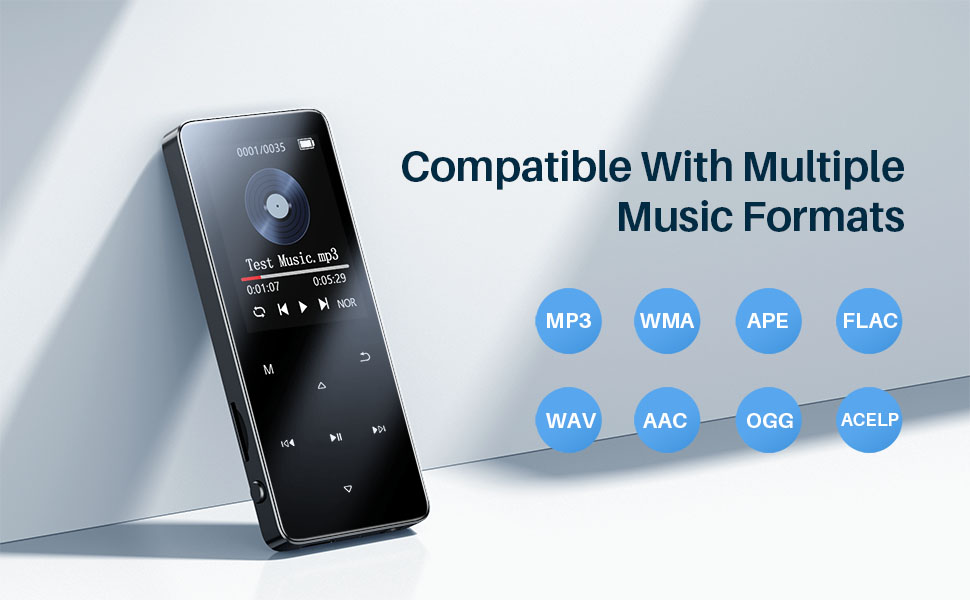 compatible with multiple music formats