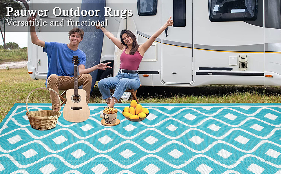 Pauwer Outdoor Rug for Patios Clearance 5'x7' Outdoor